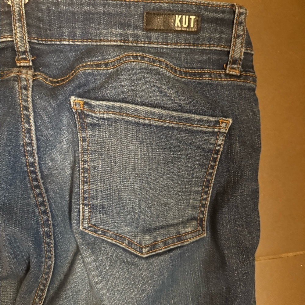 KUT FROM THE CLOTH women's size 8 blue jeans luxury denim EUC - Picture 11 of 14